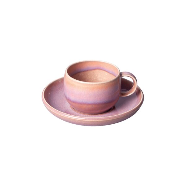 like. by Villeroy & Boch Perlemor Coral Kaffeetasse mit Untertasse 190 ml