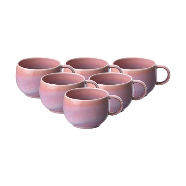 like. by Villeroy & Boch Perlemor Coral Espressotasse 60 ml 6er Set