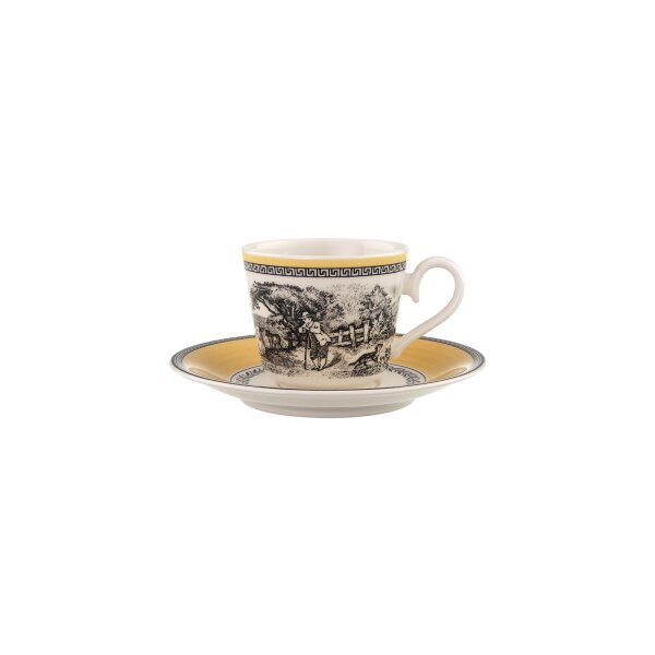 Villeroy & Boch Audun Ferme Espressotasse mit Untertasse 80 ml