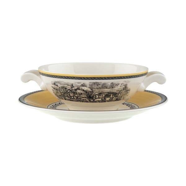 Villeroy & Boch Audun Ferme Suppentasse mit Untertasse 400 ml