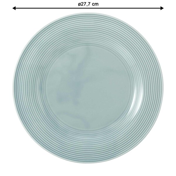 Seltmann Weiden Beat Color Glaze Speiseteller ø 27,7 cm 6er Set - Arktisblau