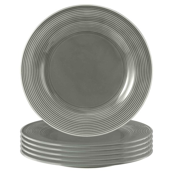 Seltmann Weiden Beat Color Glaze Speiseteller ø 27,7 cm 6er Set - Perlblau