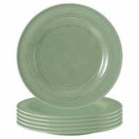 Seltmann Weiden Beat Color Glaze Speiseteller ø 27,7 cm 6er Set - Salbeigrün
