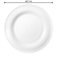 Seltmann Weiden Beat Color Glaze Speiseteller ø 27,7 cm 6er Set - Weiß