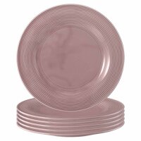 Seltmann Weiden Beat Color Glaze Speiseteller ø 27,7 cm 6er Set - Altrosa