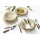 Seltmann Weiden Beat Color Glaze Suppenteller ø 22,5 cm 6er Set - Sandbeige