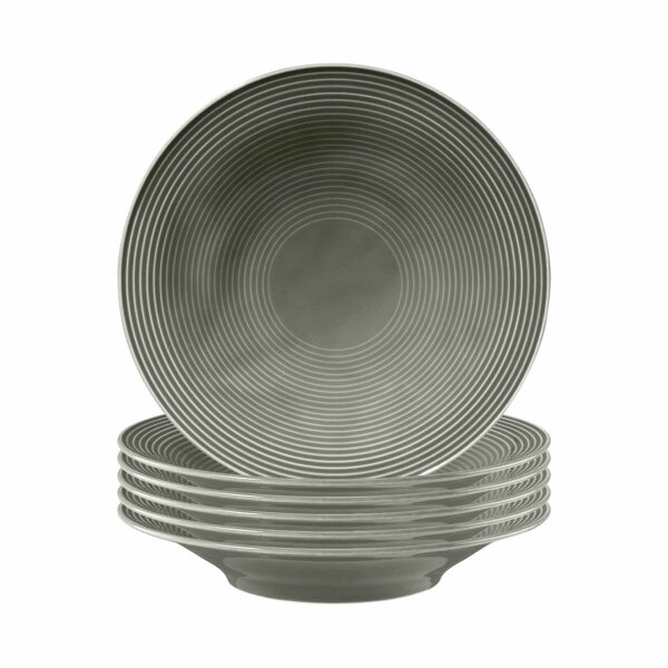 Seltmann Weiden Beat Color Glaze Suppenteller ø 22,5 cm 6er Set - Perlgrau