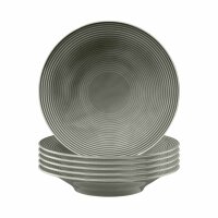 Seltmann Weiden Beat Color Glaze Suppenteller ø 22,5 cm 6er Set - Perlgrau