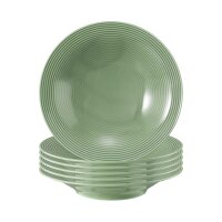 Seltmann Weiden Beat Color Glaze Suppenteller ø 22,5 cm 6er Set - Salbeigrün
