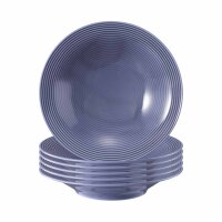 Seltmann Weiden Beat Color Glaze Suppenteller ø 22,5 cm 6er Set - Fliederblau