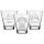 Trinkglas CIAO 215 ml Fußball 3er Set