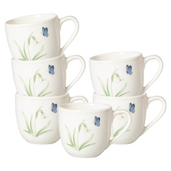 Villeroy & Boch Colourful Spring Mokka- / Espressotasse 100 ml 6er Set