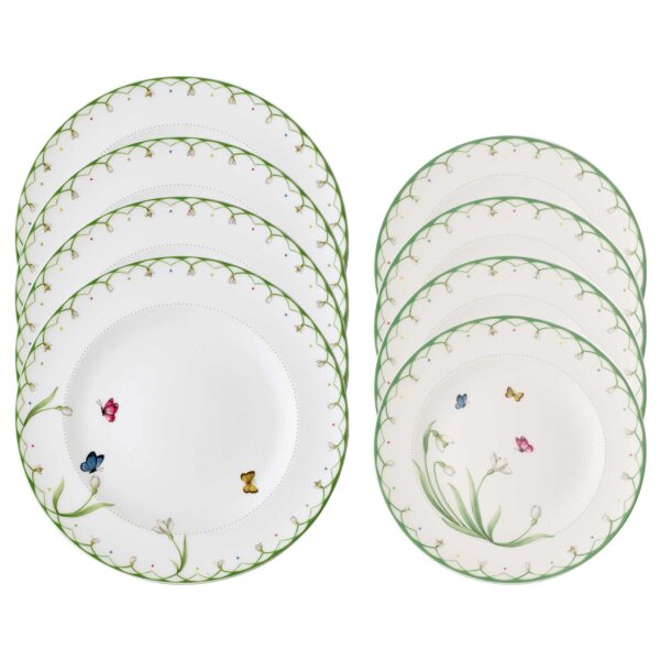 Villeroy & Boch Colourful Spring Teller-Set 8-teilig