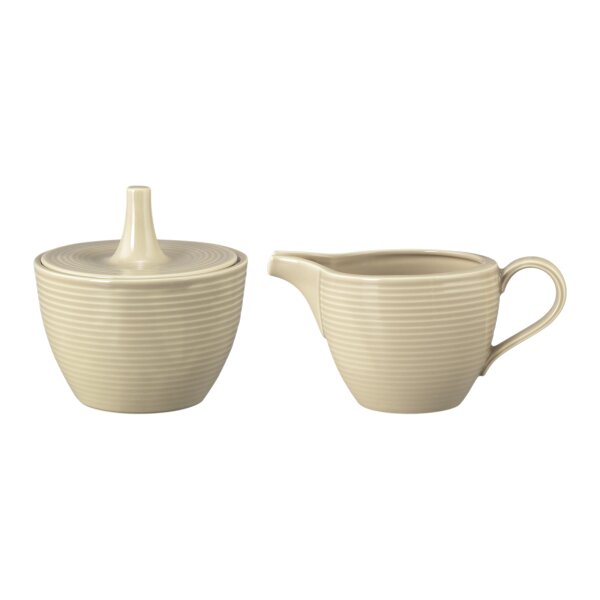 Seltmann Weiden Beat Color Glaze Milch & Zucker Set 2-teilig - Sandbeige