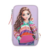 TOPModel 3-Fach Federtasche JOY mit appliziertem...