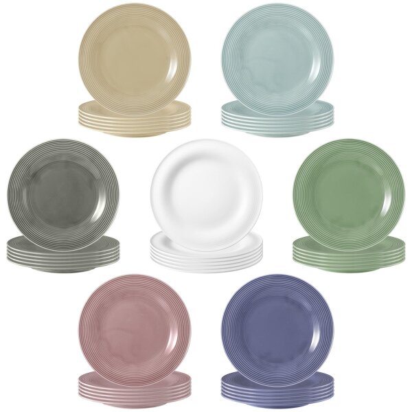 Seltmann Weiden Beat Color Glaze Frühstücksteller ø 23,3 cm 6er Set - Variante