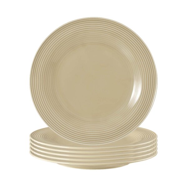 Seltmann Weiden Beat Color Glaze Frühstücksteller ø 23,3 cm 6er Set - Sandbeige