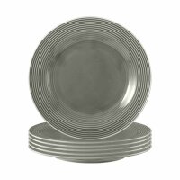Seltmann Weiden Beat Color Glaze Frühstücksteller ø 23,3 cm 6er Set - Perlgrau