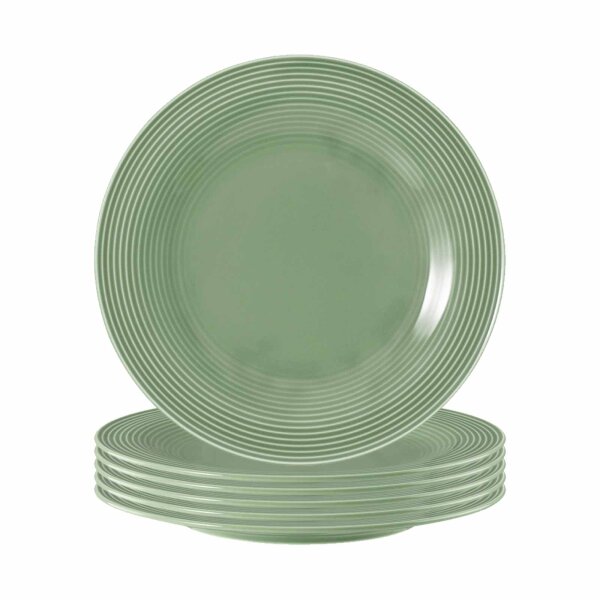 Seltmann Weiden Beat Color Glaze Frühstücksteller ø 23,3 cm 6er Set - Salbeigrün