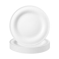 Seltmann Weiden Beat Color Glaze Frühstücksteller ø 23,3 cm 6er Set - Weiß