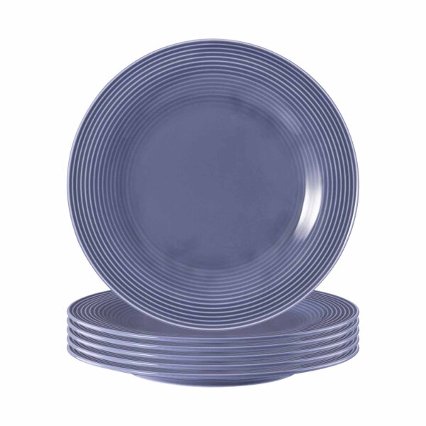 Seltmann Weiden Beat Color Glaze Frühstücksteller ø 23,3 cm 6er Set - Fliederblau