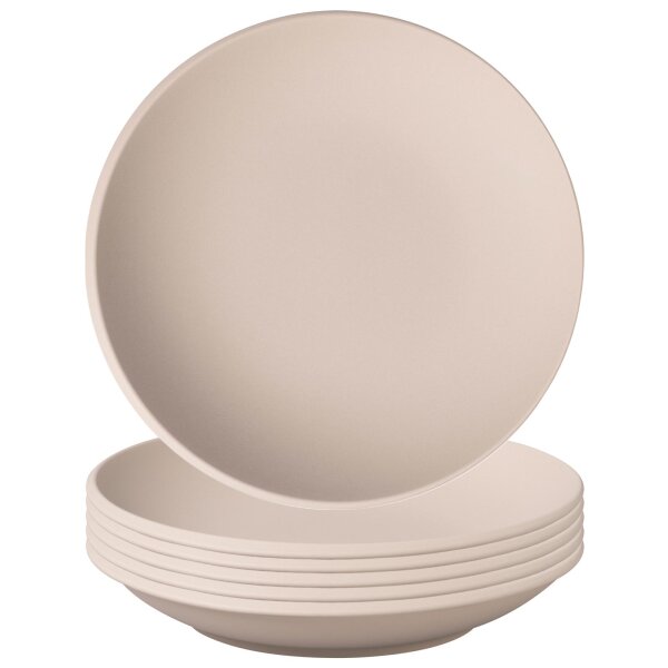 Villeroy & Boch NewMoon beige Schale tief ø 29 cm 6er Set