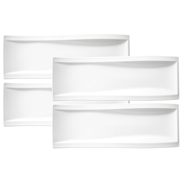 Villeroy & Boch NewWave Antipastiteller 42 x 15 cm 4er Set
