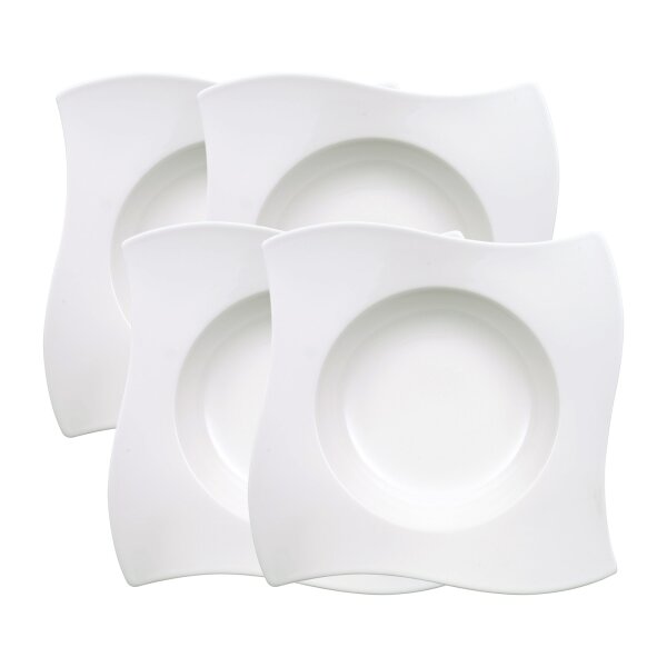 Villeroy & Boch NewWave Pastateller 28 x 28 cm 4er Set