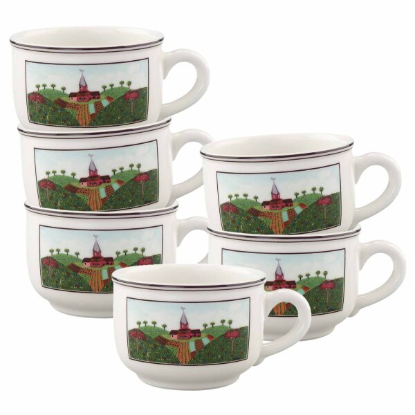 Villeroy & Boch Design Naif Teetasse 250 ml 6er Set