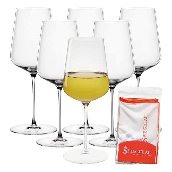 Spiegelau Definition Universalglas 550 ml 6er Set + Poliertuch
