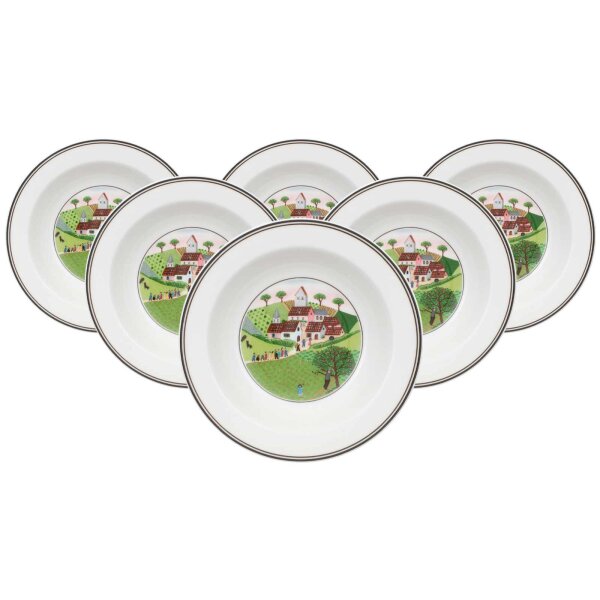 Villeroy & Boch Design Naif Salatschale Heirat ø 20 cm 6er Set