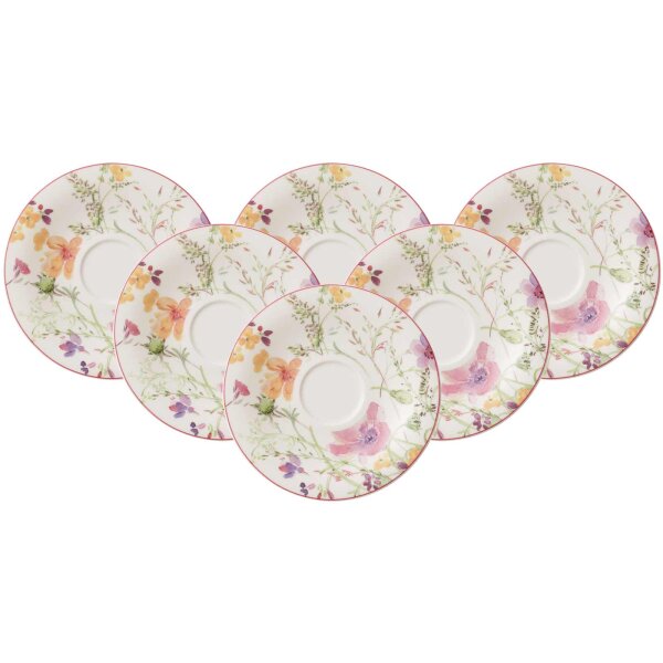 Villeroy & Boch Mariefleur Tea Teeuntertasse ø 16,7 cm 6er Set