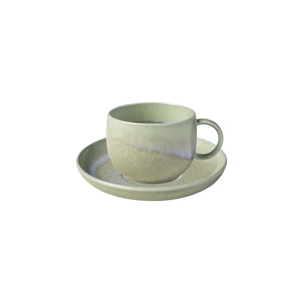 like. by Villeroy & Boch Perlemor Alga Espressotasse mit Untertasse 60 ml