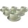 like. by Villeroy & Boch Perlemor Alga Espressotasse mit Untertasse 60 ml 6er Set