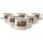 Villeroy & Boch Design Naif Cappuccinotasse mit Untertasse 330 ml 6er Set