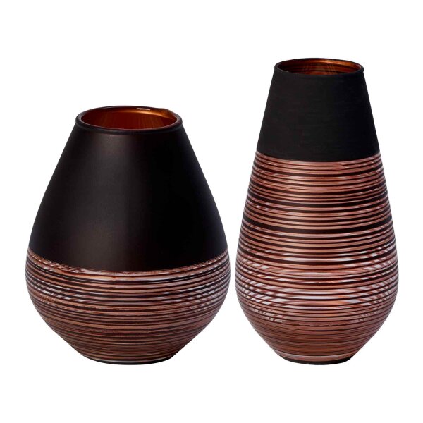 Villeroy & Boch Manufacture Swirl Vasen-Set Soliflor 2-teilig