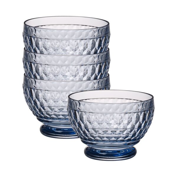 Villeroy & Boch Boston Coloured Dessertschale ø 11,7 cm 4er Set - Blau