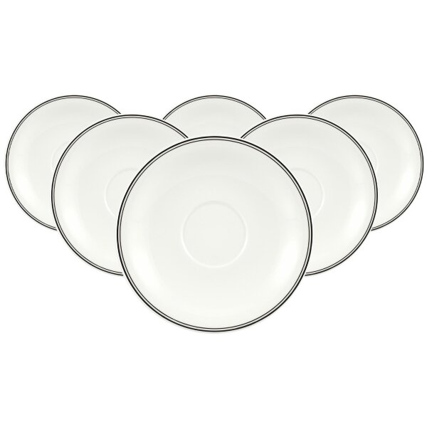 Villeroy & Boch Charm & Breakfast Design Naif Café au lait Untertasse ø 19,5 cm 6er Set