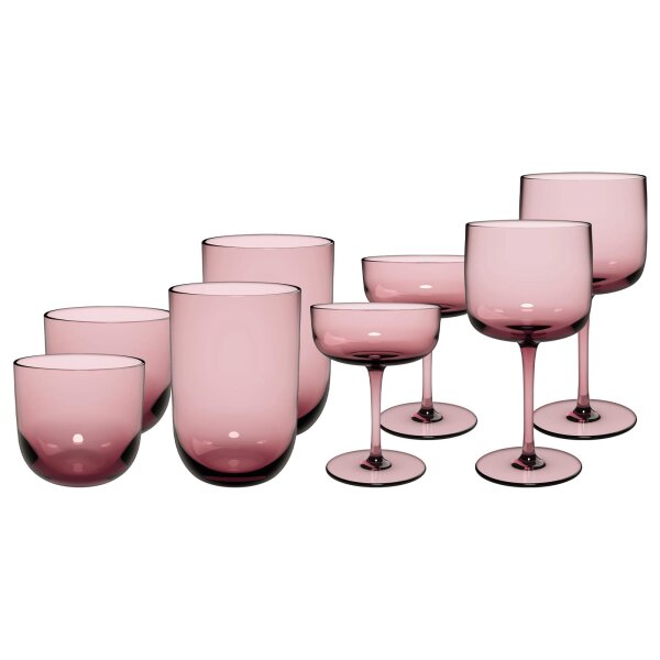 like. by Villeroy & Boch Like Glass Gläser Set 8-teilig - Grape
