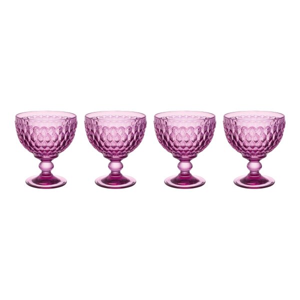 Villeroy & Boch Boston Berry Sektschale / Dessertschale 250 ml 4er Set