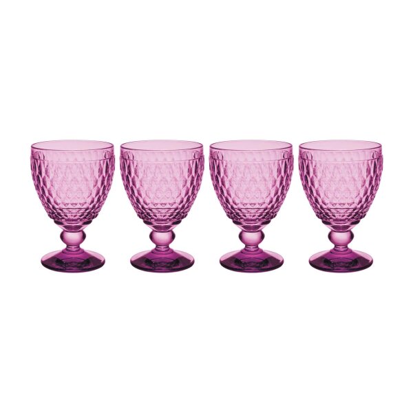Villeroy & Boch Boston Coloured Rotweinglas 310 ml 4er Set - Berry