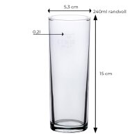 Van Well Kölschglas 0,2 l geeicht 120er Set