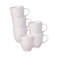 like. by Villeroy & Boch Crafted Kaffeebecher 358 ml 6er Set - Cotton