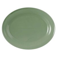 Seltmann Weiden Beat Color Glaze Servierplatte oval 35 x 28 cm - Salbeigrün