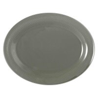 Seltmann Weiden Beat Color Glaze Servierplatte oval 35 x 28 cm - Perlgrau