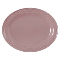 Seltmann Weiden Beat Color Glaze Servierplatte oval 35 x 28 cm - Altrosa