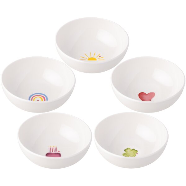 Villeroy & Boch With Love Müslischale ø 16,9 cm 5er Set
