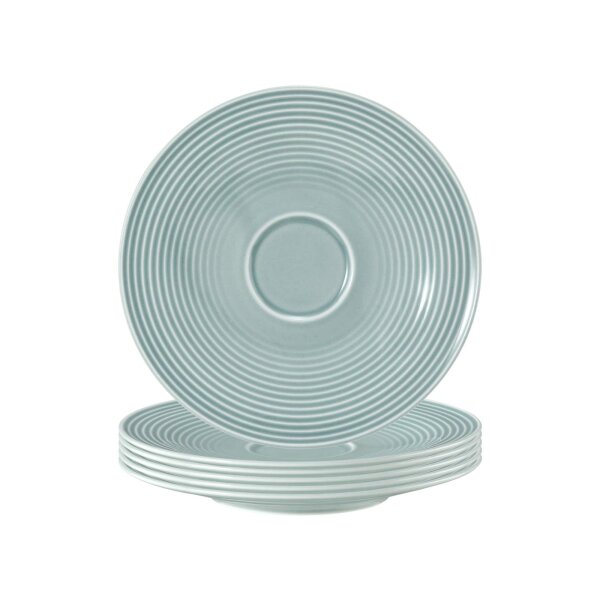 Seltmann Weiden Beat Color Glaze Untertasse ø 16,7 cm 6er Set - Arktisblau