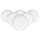 Seltmann Weiden Lido Black Line Espressountertasse ø 12 cm 6er Set