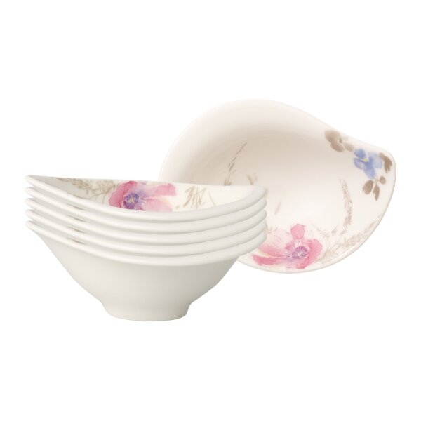 Villeroy & Boch Mariefleur Gris Serve & Salad Dipschälchen 12 x 8 cm 6er Set